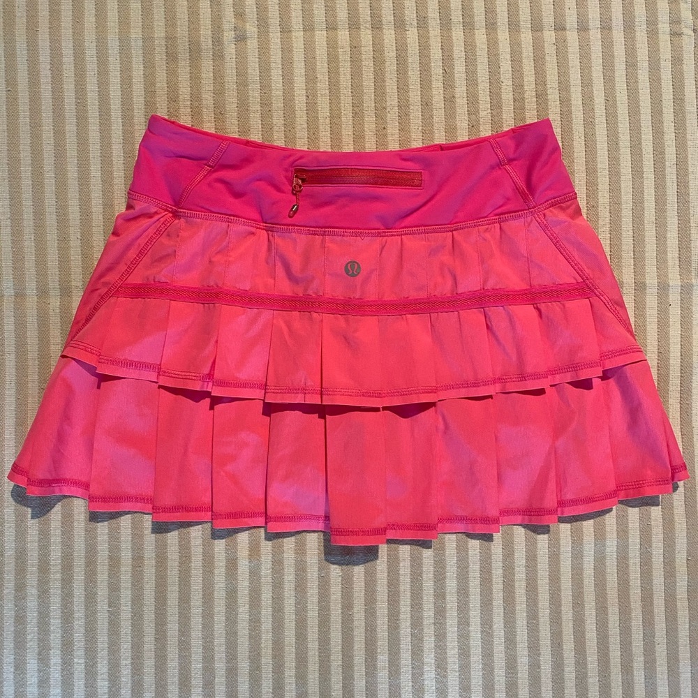Lululemon Pacesetter tennis run skirt skort 4 reg